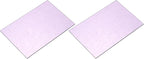 MECCANIXITY 2 Pcs Stained Glass Sheet Mosaic Tile 7.9 Inch x 5.9 Inch Purple Color Stained Glass Sheets for Crafts DIY Art Project