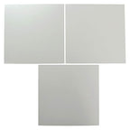 EAGLE 1: 12" x 12" 26 Gauge Sheet Metal Squares (3 Pack Per Order, Multiple Colors) Great for Arts, Crafts, DIY Home or Work Projects (6" X 6", Ash Grey)