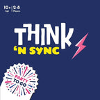 Gamewright - Think 'N Sync - Fast-Paced Party Card Game for Families & Friends, Ages 10+, 3-8 Players
