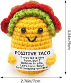 Taco Pin Cushion, Handmade Knitted Pincushions, Cute Pin Cushions Needle Holders for Sewing Quilting Accessory, DIY Crafts or Patchwork Decor