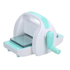 Mini Die Cutting & Embossing Machine by Joelver Maker, 3 Inch Opening, Scrapbooking Starter Kit (Blue)
