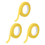 MECCANIXITY 3 Rolls Floral Tapes, 30 Yard x 1/16 in Florist Crepe Flowers Bouquets Tape Adhesive Waterproof for Flower Arranging Wrapping, Yellow