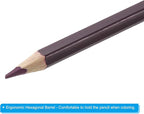 PATIKIL Watercolor Pencil, 6Pcs Water Soluble Pencils for Blending, Coloring, Sketch Drawing, Painting, Purple Red