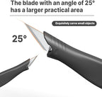 3 PCS Exacto Knife,Hidden Blade Design at The End,Comes with 5 Spare High Qualiry Carbon Steel Exacto Knife Blades. Craft Knife for Crafting, Arts,Modeling,Scrapbooking,Stencil,DIY Projects.Black