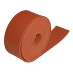 DOBTIM Red Rubber Strips 1/8 (.125)" Thick X 2" Wide X 10'Long, Solid Rubber Rolls Use for Gaskets DIY Material, Supports, Sealing, Bumpers, Protection, Abrasion