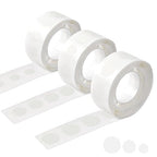 UPINS Glue Points Dots, 300Pcs Balloon Glue Adhesive Dots Double Sided Removable Glue Tape Dots for Balloons Crafts Decoration, 6 mm, 10 mm, 15 mm
