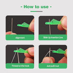 Fish Mouth Sewing Machine Needle Threader,2024 Upgrade Fish Type Needle Threader, Automatic Sewing Needle Threader,Easy Needle Threaders Tool (20 PCS)