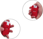 RUIAN Knitting Counter Stitch Needle Marking Tool Mini Crochet Stitch Counter Knitting Stitch Counter Plastic Knit Stitch Counter (Red)