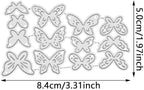 Cutting Dies for Card Making, Metal Scrapbooking Die-Cuts, DIY Bckground Frame Crafts Embossing Stencil, Paper Template Mold/Photo Album Arts Tool (Mini Butterfly-8.4x5cm)
