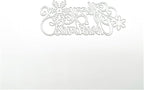 Mvchifay Cutting Dies Happy Birthday Metal Stencils Scrapbooking Tool DIY Emboss Paper Card Making (Merry christmas-10x4.2cm)
