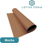 LotusFoam Large 3mm EVA Foam Sheet - 44"x 85" High Density Foam 130 kg/m3 for Cosplay, Costumes, Crafts, Flooring, Outdoor Use - 35 Colors (Mocha) - Mocha