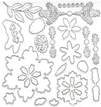 2025-2026 Stamps and Dies for Card Making, Stamps and Dies Set 2025 for Christmas and Halloween, Die Cut DIY Various Festivals Album Scrapbooking Birthdays Greeting Card (M4336)