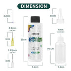 OBSEDE Art Craft Glue, 4 Fl.oz Quick Dry Clear Adhesive with Precision Fine Tip for Paper Crafts, Card Making, Scrapbooking