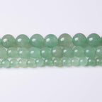 48PCS 8MM Natural Green Aventurine Stone Beads Energy Healing Beads for DIY Jewelry Bracelet Necklace Making for Jewelry Making15Inch