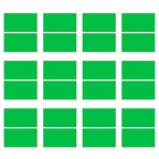 Laser Engraving Blank Green ABS Double Color Plastic Sheet, 11.8x6.49x0.05 inch Materials Double Color Plastic Sheet for Interior Signs, Badges (Green)