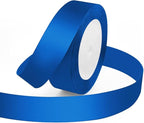 KMER LIFE Solid Color Royal Blue Satin Ribbon 1 Inches x 25 Yards, Ribbons Perfect for Crafts, Wedding Decor, Bow Making, Sewing, Gift Package Wrapping and More