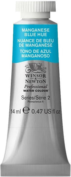 Winsor & Newton Professional Water Colour Paint, 0.47-oz Tube, Manganese Blue Hue