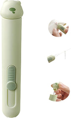 3-in-1 Automatic Needle Threader with 2 Hand Sewn Needles,Needle Threaders for Hand Sewing/Denim/Silk/Embroidery,Professional Tool for Quilting & Clothing Repair (Green)