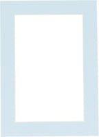 5x7 Mat for 8.5x11 Frame - Precut Mat Board Acid-Free Baby Blue 5x7 Photo Matte Made to Fit a 8.5x11 Picture Frame, Premium Matboard for Family Photos, Show Kits, Art, Picture Framing, Pack of 1 Mat