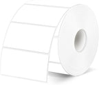 2"x1" Thermal Sticker Labels, White Self-Adhesive Barcode Label Paper for Direct Thermal Printer, Waterproof Multi-Purpose Rectangle Address Shipping Mailing Stickers, 300 Sheets/Roll