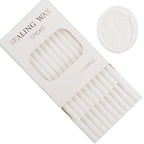 20Pcs Wax Seal Sticks Set with Glue Gun, Great for Wedding Invitations, Envelopes, Gift Wrapping (20, White)