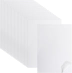GLOBLELAND 20 Sheets A4 Printable Washi Sticker Paper Translucent Self-Adhesive Paper Handbook DIY Stickers for Printer Diary Album Notebook Scrapbooking Card DIY Arts and Crafts