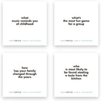 TableTopics Family Gathering Conversation Cards for Multi-Generational Get Togethers with 135 Questions to Use with Relatives at Reunions, Holidays, & Other Events