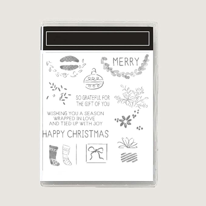 2025-2026 Stamps and Dies for Card Making, Stamps and Dies Set 2025 for Christmas and Halloween, Die Cut DIY Various Festivals Album Scrapbooking Birthdays Greeting Card (M4304)