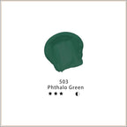Artecho Green Acrylic Paint, Phthalo Green Paint (120ml / 4.05oz) Tubes, Art Craft Paints for Canvas, Rock, Stone, Wood, Fabric, Art Supplies