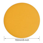 6-Inch No-Hole Hook and Loop Sanding Discs 800-Grit, Random Orbital Sandpaper for Automotive and Woodworking, 100-Pack