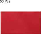 MECCANIXITY 50 Sheets Heat Reactive Foil, 20x29cm Red Foil Transfer Sheets Toner Reactive Foil Transfer Foil Sheets Hot Foil Stamping Paper for Crafts DIY Cardmaking Album Decoration