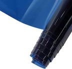 HYANG Navy Transparent PVC Super Clear Holographic Vinyl Faux Leather Sheets 1 Roll 12" x 47" (30cm x 120cm) for DIY Bows Earrings Bags DIY Crafts Making