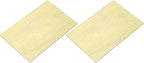 MECCANIXITY 2 Pcs Stained Glass Sheet Mosaic Tile 7.9 Inch x 5.9 Inch Apricot Stained Glass Sheets for Crafts DIY Art Project