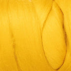 Colored Natural Wool roving, 8 OZ. Best Wool for Needle Felting, Wet Felting, handcrafts and Spinning. (Mustard)