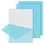 PATIKIL 6061 T651 Aluminum Sheet Metal 14 x 10 x 1/8(0.125") Inch 3Pcs Flat Plain Aluminum Plate Covered Stock with Protective Film, Heat Rectangle 3MM for Lndustry Crafting