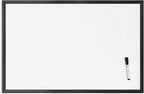 U Brands Magnetic Dry-Erase Board, 36 X 24 Inches, Black Wood Frame (311U00-01)