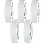 BookGuard 1 Inch White Premium Bookbinding Repair Cloth Tape, White Book Tape, Acid-Free Cloth Tape, Book Repair Tape, 15 Yard Roll - Case of 5