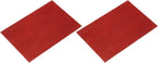 MECCANIXITY 2 Pcs Stained Glass Sheet Mosaic Tile 7.9 Inch x 5.9 Inch Deep Red Stained Glass Sheets for Crafts DIY Art Project