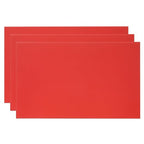 PATIKIL 6x10 Inch Anodized Aluminum Sheet Metal, 3Pcs Laser Plates Engraving Blanks 0.5MM Thin Rectangle for Crafting DIY House Laser Engraving, Red