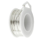 UTILE 18 20 22 24 Gauge 90 ft 99.9% Pure Soft Copper Wire for Electroculture Gardening, Jewelry Making, Crafting Wire Bendable, Plant Wire (Silver 22)