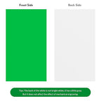 Laser Engraving Blank Green ABS Double Color Plastic Sheet, 11.8x6.49x0.05 inch Materials Double Color Plastic Sheet for Interior Signs, Badges (Green)