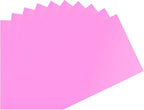DMiotech 10Pcs Correction Gel Light Filter Overlay Transparent Plastic PVC Sheets Pink for Photo，Film,Video