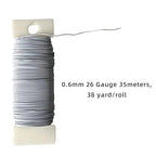 76Yards 26Gauge Green Metal Floral Wire Flexible Paddle Florist Garden Wire for Flower Arrangement,Crafts,Christmas Wreaths Tree,Garland.