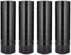 PSBM Black Stretch Wrap, 15 Inch x 1476 Feet, 4 Pack, Tinted Pre-Stretched Shrink Wrap Film for Moving, Packaging, Pallet Wrapping