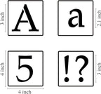 3 Inch Alphabet Letter Stencils for Painting - 70 Pack Letter and Number Stencil Templates with Signs for Painting on Wood, Reusable Letters and Numbers Stencils for Chalkboard Wood Signs & Wall Art