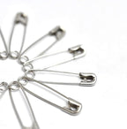 vrupin 50PCS Safety Pins, 3Inch/76mm Safety Pins Metal Nickel Plated Steel Sewing Accessories Kit for Baby Clothing, Crafts & Arts
