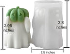 Ghost Holding Pumpkin Resin Mold, Halloween Candle Making Molds Fun Kit Cute Ghost and Pumpkin Epoxy Resin Molds Silicone DIY Craft