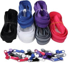 DOITEM 13 Yards 6 Pieces #5 Zippers Assorted Nylon Zipper Nylon Coil Zippers Colorful Sewing Zipper 24 Plastic Sliders for Sewing Supplies