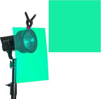Lystaii 9pcs Lighting Gel Filter 11.8 x 11.8 Inches Gel Light Filter Color Correction Colored Overlays Transparent Color Filters Film Plastic Sheets for Film, Video, Photo, Stage Studio (Multicolor)
