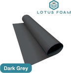 LotusFoam Large 3mm EVA Foam Sheet - 44"x 85" High Density Foam 130 kg/m3 for Cosplay, Costumes, Crafts, Flooring, Outdoor Use - 35 Colors (Dark Grey) - Dark Grey